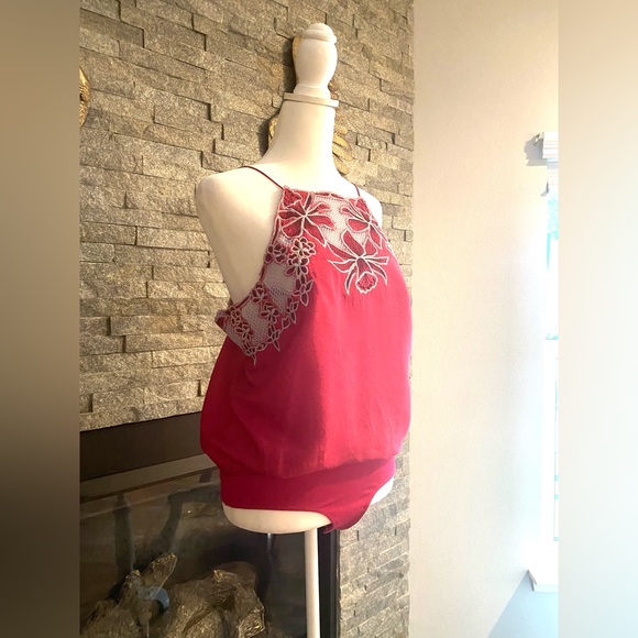 Free People Crochet Lace Thong Bodysuit - Picture 2 of 9